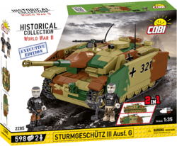 Nemecké samohybné útočné delo Sturmgeschütz IV Sd.Kfz. 167 COBI 2576 - World War II 1:28 - kopie