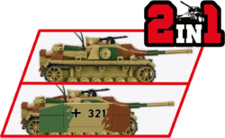 Nemecké samohybné útočné delo Sturmgeschütz IV Sd.Kfz. 167 COBI 2576 - World War II 1:28 - kopie