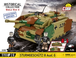 Nemecké samohybné útočné delo Sturmgeschütz IV Sd.Kfz. 167 COBI 2576 - World War II 1:28 - kopie