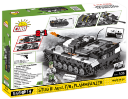 Deutsches Sturmgeschütz / Flammpanzer III Ausf. F/8 COBI 2286 – World War III 1:35