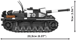 German self-propelled assault gun Sturmgeschütz III Ausf. G COBI 2285 - World War II 1:35 - kopie