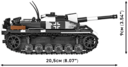 Nemecké samohybné útočné delo Sturmgeschütz III Ausf. G COBI 2285 - World War II 1:35 - kopie