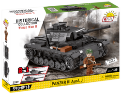 Nemecký stredný tank Panzer III Pz. KpfW. Ausf. J COBI 2562 - World War II - kopie