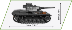 Německý střední tank Panzer III Pz. KpfW. Ausf. J COBI 2289 - World War II 1:35