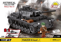 Nemecký stredný tank Panzer III Pz. KpfW. Ausf. J COBI 2562 - World War II - kopie