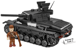 Nemecký stredný tank Panzer III Pz. KpfW. Ausf. J COBI 2562 - World War II - kopie