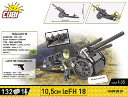 Německá polní houfnice leFH 18 COBI 2292 - World War II