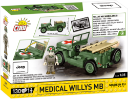 Amerikanischer Geländewagen Willys MB COBI 2399 - World War II - kopie