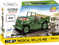 Americký terénní automobil Medical Willys MB COBI 2295 - World War II 1:35