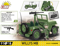 American off-road car Willys MB COBI 2399 - World War II