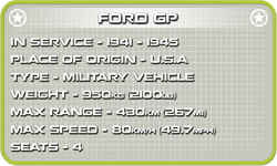 Americký terénní automobil Ford GP COBI 2400 - World War II
