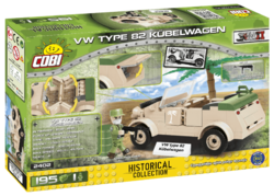 Velitelský vůz VW typ 82 Kübelwagen COBI 2402 - World War II