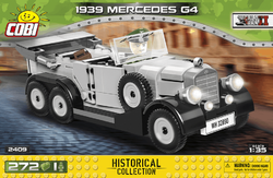 Německé vládní vozidlo 1939 MERCEDES G4 COBI 2270 - Limited edition World War II - kopie