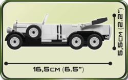 Německé vládní vozidlo 1939 MERCEDES G4 COBI 2270 - Limited edition World War II - kopie