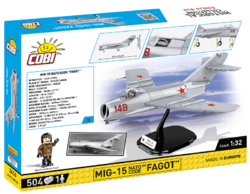 Tschechoslowakisches Kampfflugzeug S-102 (MIG-15) COBI 5821 - Cold War - kopie