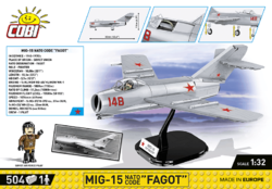 Tschechoslowakisches Kampfflugzeug S-102 (MIG-15) COBI 5821 - Cold War - kopie