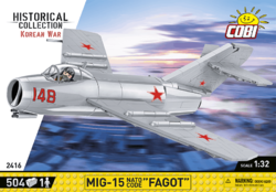 Czechoslovak fighter aircraft S-102 (MIG-15) COBI 5821 - Cold War - kopie