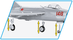 Tschechoslowakisches Kampfflugzeug S-102 (MIG-15) COBI 5821 - Cold War - kopie