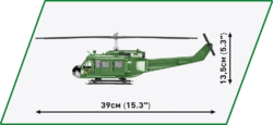 American helicopter Huey Bell UH-1 Iroquois Cobi 2422 - Executive Edition-Vietnam War - kopie