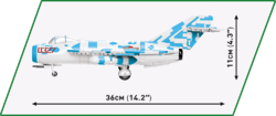 Severovietnamský stíhací letoun MIG-17 FRESCO COBI 2424 - Vietnam War