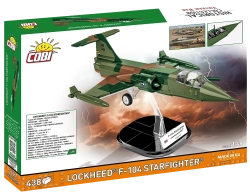 American Lockheed® F-104 Starfighter® interceptor aircraft COBI 2426 Vietnam War 1:48