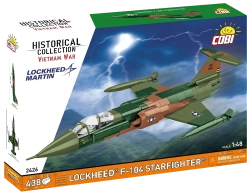 American Lockheed® F-104 Starfighter® interceptor aircraft COBI 2426 Vietnam War 1:48