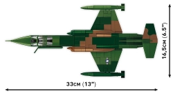 American strategic reconnaissance aircraft Lockheed SR-71 Blackbird COBI 5891 - Armed Forces 1:48 - kopie
