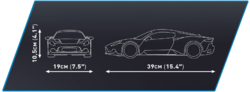 Car Maserati Ghibli Hybrid COBI 24566 - Maserati - kopie