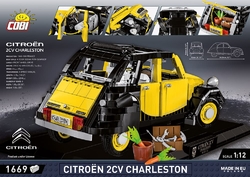 Automobil Citroën 2CV ,,Kachna" CHARLESTON 1980 COBI 24340 - Youngtimer 1:12