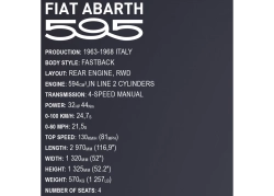 Automobil FIAT ABARTH 595 COBI 24354 1:12