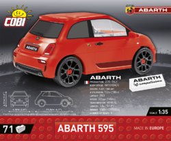 Automobil ABARTH 595 competizione COBI 24502 - ABARTH