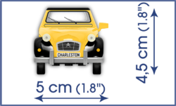 Auto Citroën 2CV ,,Ente" TYP AZ 1962 COBI 24511 - Youngtimer - kopie