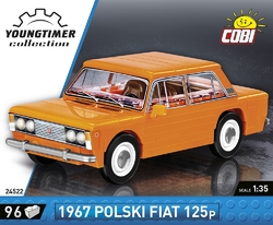 Automobil Polski Fiat 125p COBI 24522 - Youngtimer