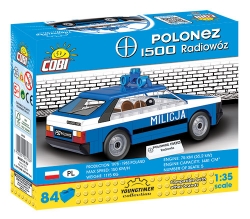 Automobil FSO Polonez 1500 Milicja Rádiovůz COBI 24533 - Youngtimer
