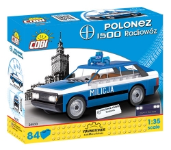 Automobil FSO Polonez 1500 Milicja Rádiovůz COBI 24533 - Youngtimer