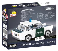Automobil TRABANT 601 Policie COBI 24541 - Youngtimer