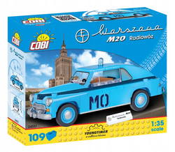 Automobil Warszawa M20 Policejní rádiovůz COBI 24551 - Youngtimer