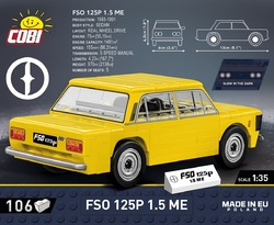 Automobil Polski Fiat FSO 125p 1.5ME COBI 24588 - Youngtimer