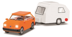 Automobil FIAT 126p el (Maluch) s karavanem COBI 24591 - Youngtimer
