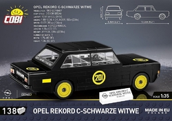 Automobil Opel Rekord C 1900 COBI 24598 - Youngtimer 1:35 - kopie