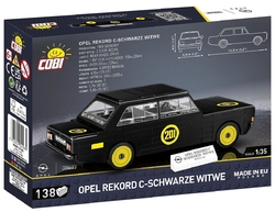 Opel Rekord C "Black Widow" car COBI 24597 - Youngtimer 1:35