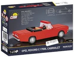 Car Opel Rekord C 1700L Cabriolet COBI 24599 - Youngtimer 1:35