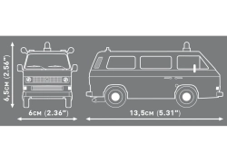 Volkswagen T3 Ambulance COBI 24636 – Action Town 1:35 - kopie