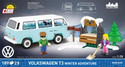 Automobil Volkswagen T3 Zimní dobrodružství COBI 24639 - Action Town 1:35