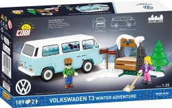 Automobil Volkswagen T3 Zimní dobrodružství COBI 24639 - Action Town 1:35