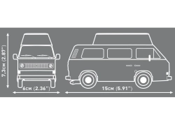 Car Volkswagen T3 Camper Van COBI 24638 – Action Town 1:35