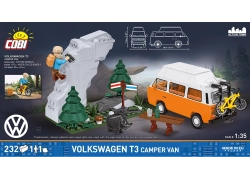 Car Volkswagen T3 Camper Van COBI 24638 – Action Town 1:35