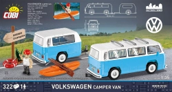 Automobil Volkswagen T2b Bus COBI 24362 - Young Timer 1:12 - kopie