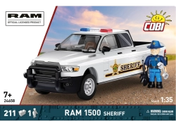 Americký automobil pick-up RAM 1500 Sheriff COBI 24658 - Action Town 1:35