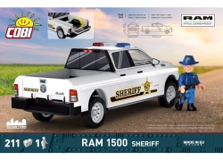 Americký automobil pick-up RAM 1500 Sheriff COBI 24658 - Action Town 1:35